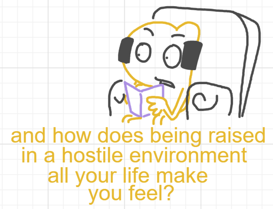 A panel from I've Been Everywhere, Man, episode nine of the Board Boards object show by Furretwalk/WalkingFurret.